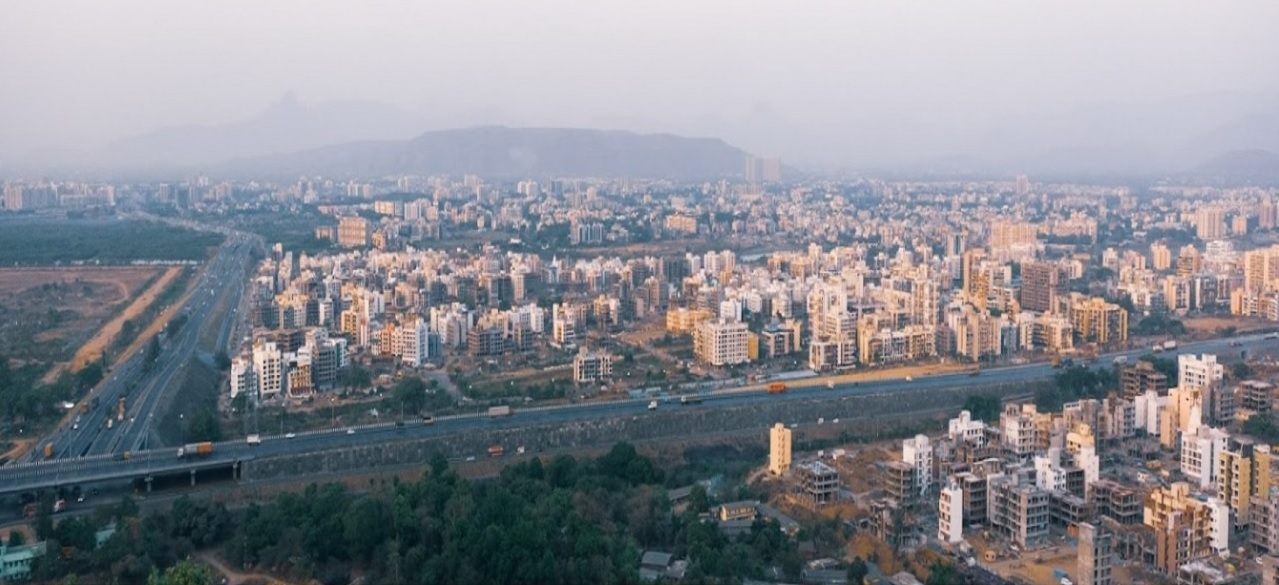 Panvel Sector 15A_a large city with many tall buildings